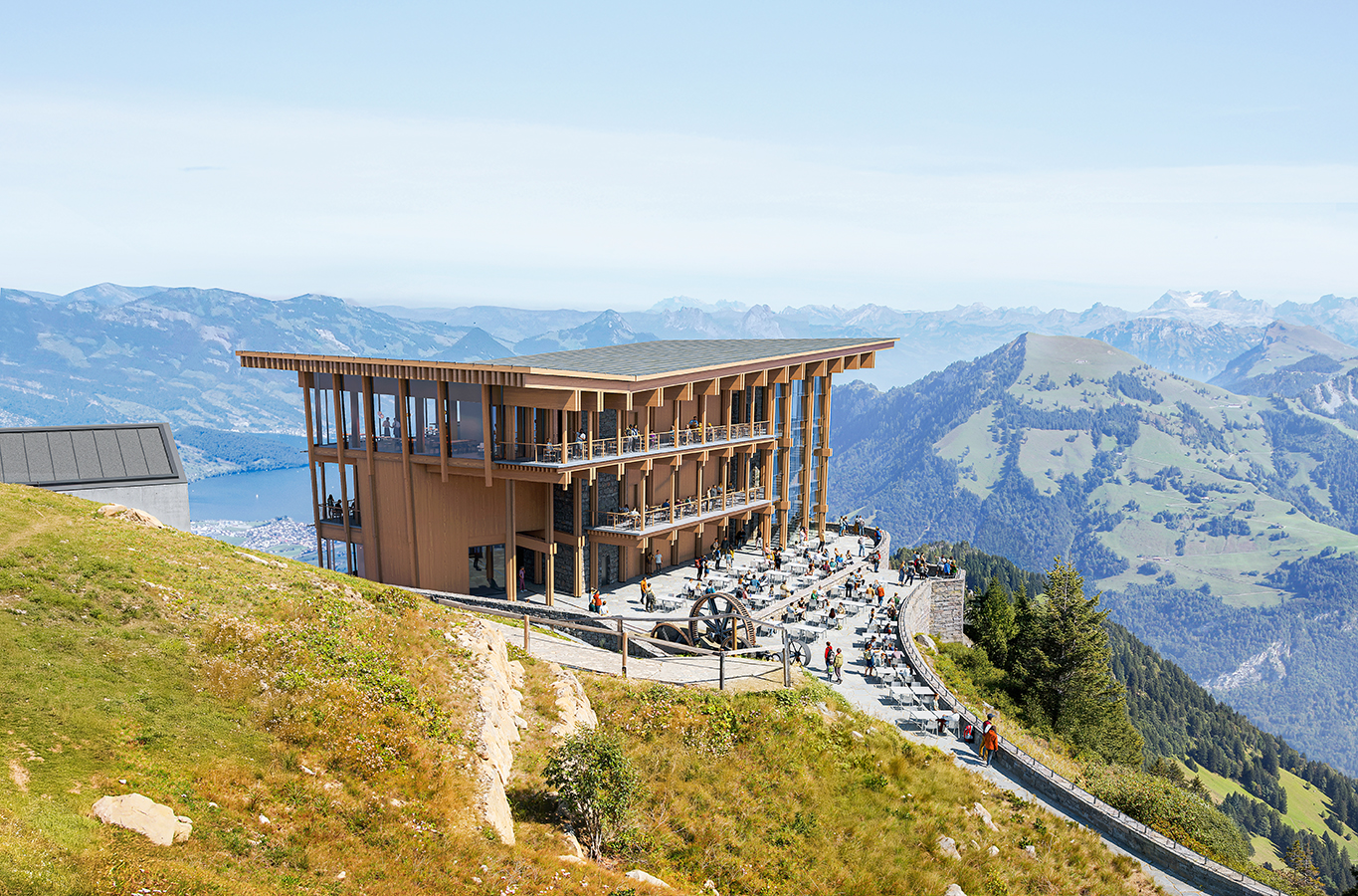 2 Stanserhorn   Aussenansicht Sudseite